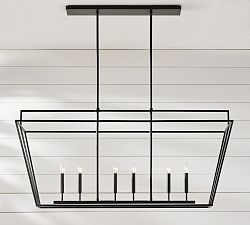 Prescott Outdoor Metal Linear Chandelier (54&quot;)