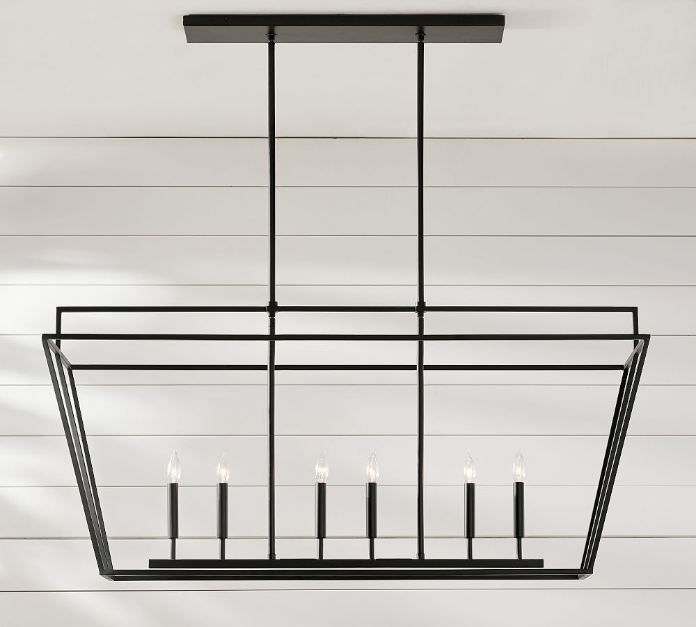 Prescott Outdoor Metal Linear Chandelier (54&quot;)