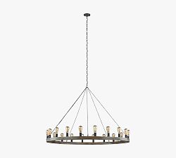 Boster Iron Chandelier (36&quot;-60&quot;)