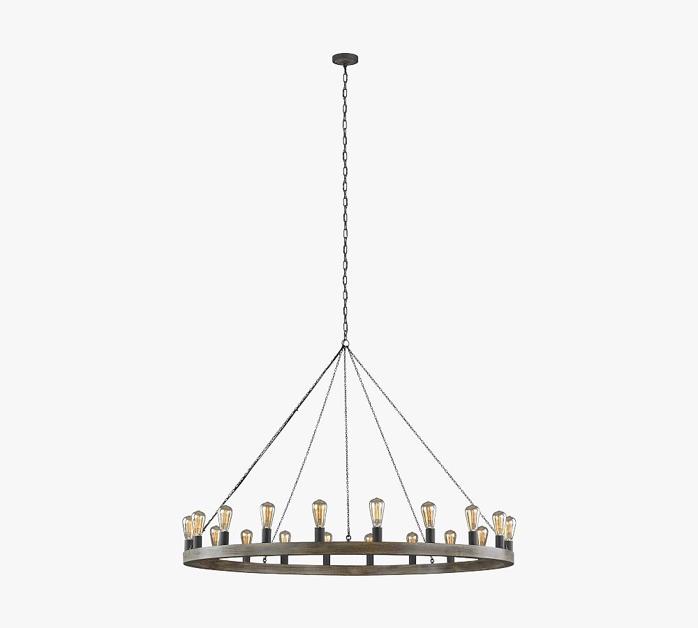 Boster Iron Chandelier (36&quot;-60&quot;)