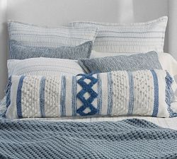Open Box: Emmie Handloomed Cotton Lumbar Pillow