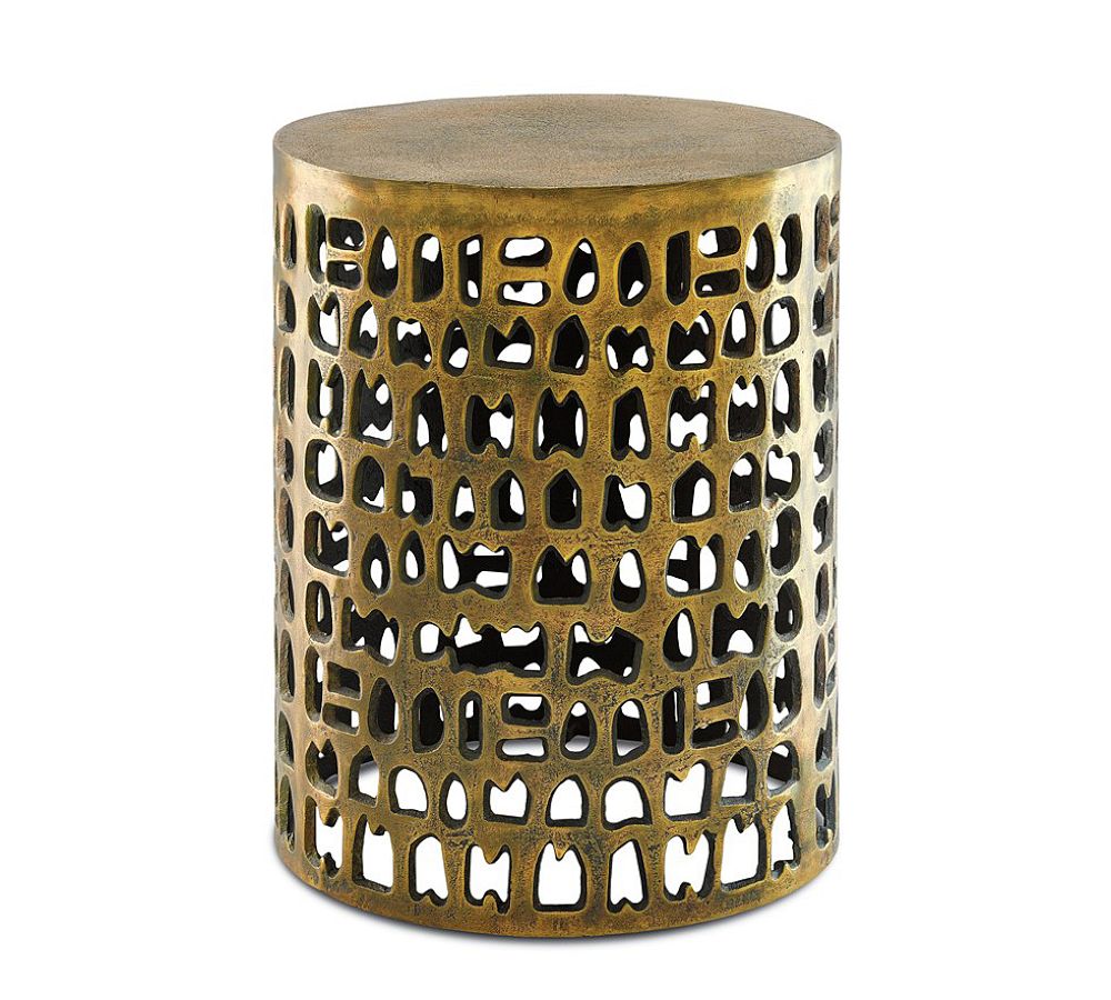 Woolsey Round Metal Accent Table (16&quot;)