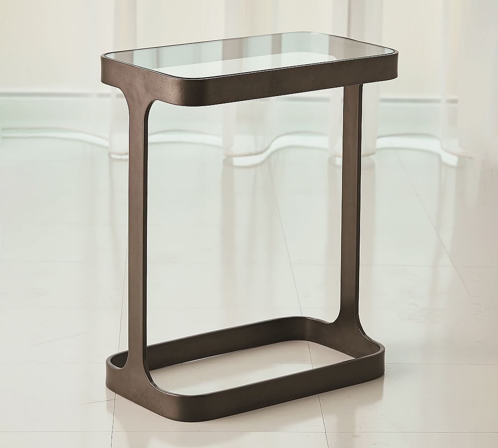 Cooper Rectangular Metal Accent Table (16&quot;)