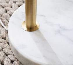 Locke Marble Arc Floor Lamp (77&quot;)