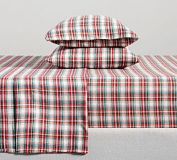 Phoenix Plaid Organic Flannel Sheet Set