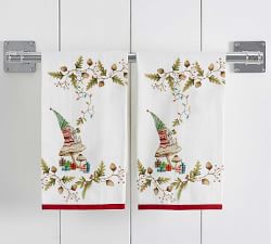 Forest Gnome Hand Towels - Set of 2