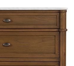 Hugo 6-Drawer Marble Dresser