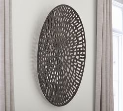 Indoor/Outdoor Bronze Disc Wall Art