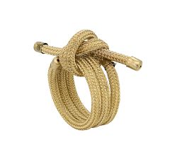 Knotted Rope Napkin Rings, Set of 4