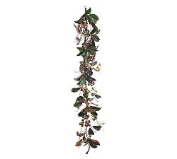 Faux Magnolia &amp; Berry Garland