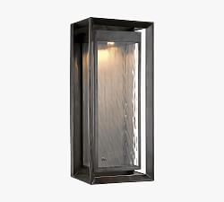 Leander Outdoor Metal LED Sconce (10&quot;-23&quot;)
