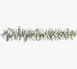 Faux Cypress Pinecone Garland - Set of 2