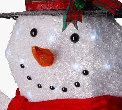 Outdoor Lit LED Snowman - 72&quot;