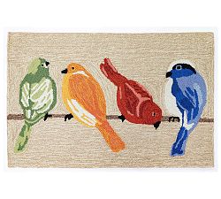 Birds On A Branch Hand-Tufted Performance Rug