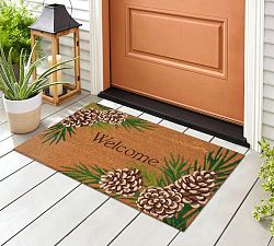 Pinecone Welcome Doormat