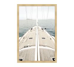 Sailing North Framed Print