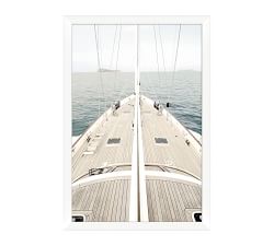 Sailing North Framed Print