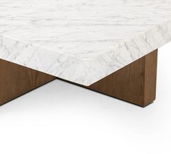 Darnell Marble Square Coffee Table (48&quot;)