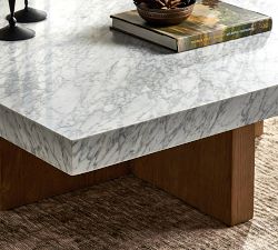 Darnell Marble Square Coffee Table (48&quot;)