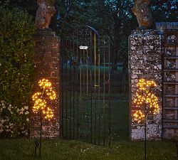 Solar Outdoor Lit Branch Lawn Stakes