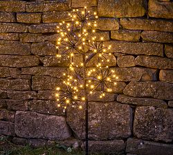 Solar Outdoor Lit Branch Lawn Stakes