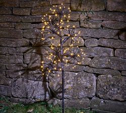 Solar Outdoor Lit Branch Lawn Stakes