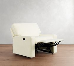 PB Comfort Modern Square Arm Power Recliner