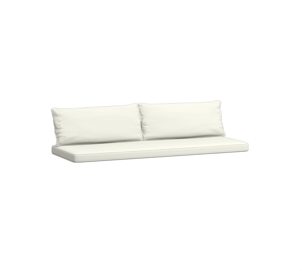 Torrey Cushion Cover Square/Slope Arm XL outdoor Sofa, High Performance Canvas; White
