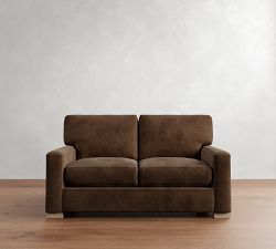 Turner Square Arm Leather Sofa (65"–104") - Thumbnail 2