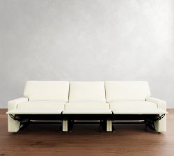 PB Comfort Modern Square Arm Power Reclining Sofa - Storage Available (78&quot;-135&quot;)