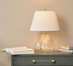 Avalon Blown Glass Table Lamp (17&quot;)