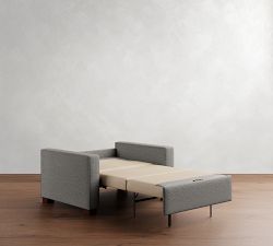 Cameron Square Arm Deluxe Twin Sleeper Sofa (53&quot;)