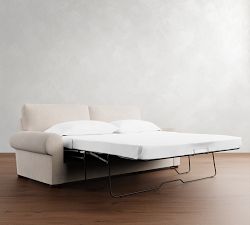 Turner Roll Arm Sleeper Sofa with Memory Foam Mattress (88&quot;)
