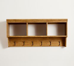 Heritage Farmhouse Entryway Wall Shelf