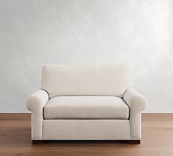Turner Roll Arm Twin Sleeper Sofa with Memory Foam Mattress (61&quot;)
