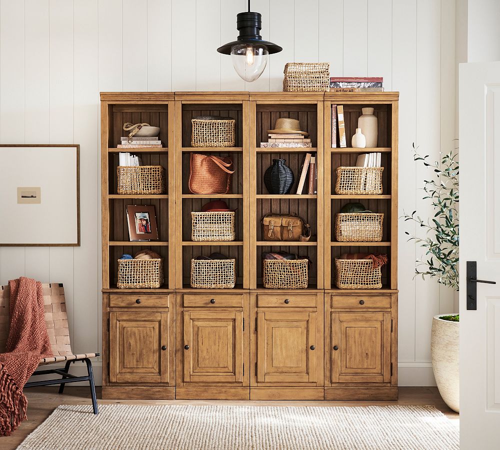 Heritage Farmhouse Entryway Cabinet Suite