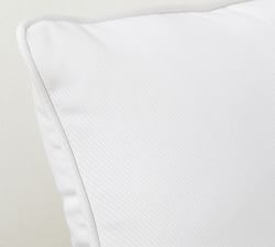 Sunbrella&#0174; Contrast Piped Solid Outdoor Pillow