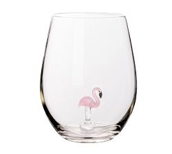 Icon Stemless Wine Glass Set, Set of 10