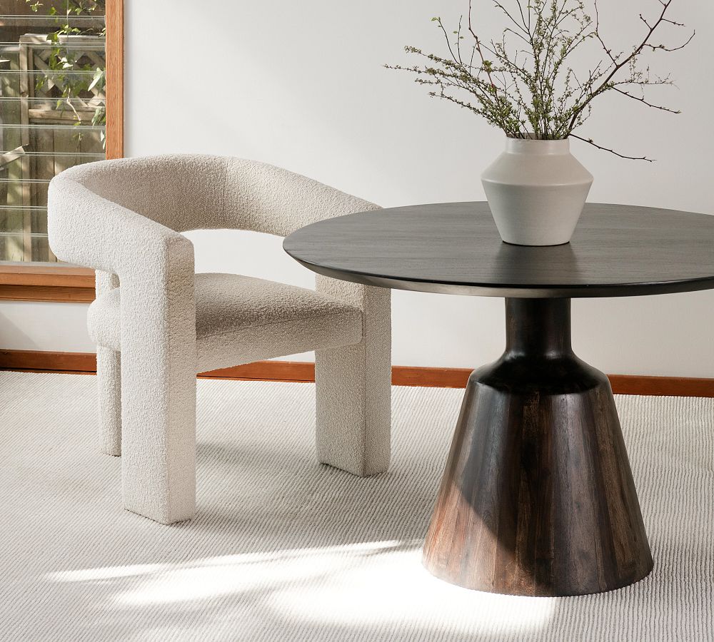 Bent Round Pedestal Dining Table (46&quot;)