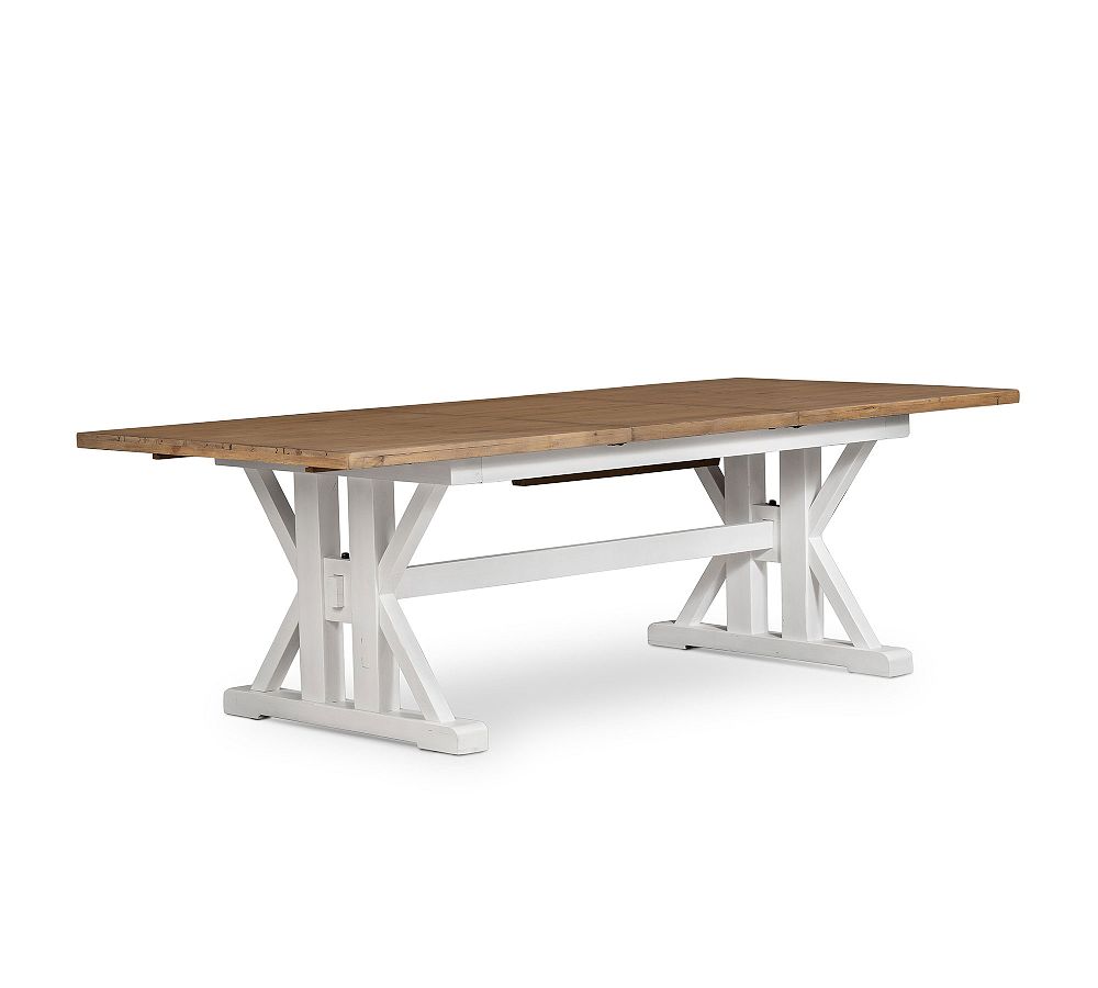 Hart Reclaimed Wood Extending Trestle Dining Table