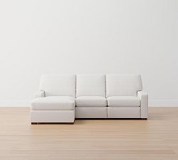 Turner Square Arm Power Reclining Chaise Sectional (105&quot;&ndash;117&quot;)