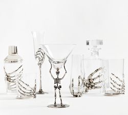 Skeleton Martini Glass