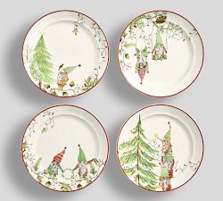 Forest Gnome Stoneware 8-Piece Dinnerware Set