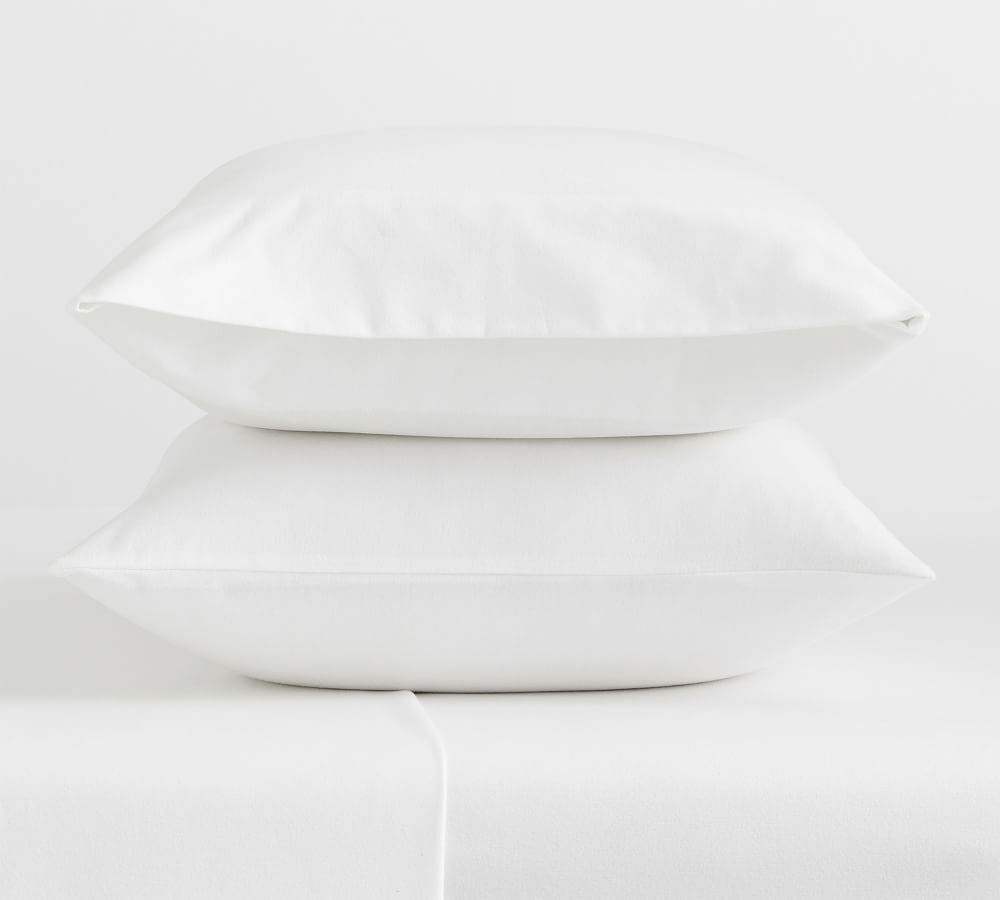 Cozy Brushed Cotton Flannel Pillowcases - Set of 2