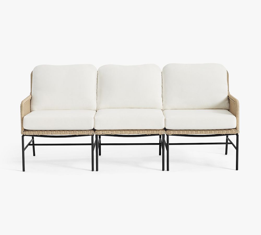 Tulum Wicker 3-Piece Outdoor Sofa (72&quot;)