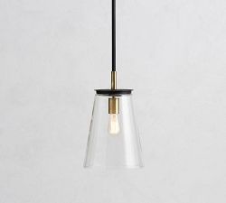 Reese Flared Glass Pendant (10&quot;)