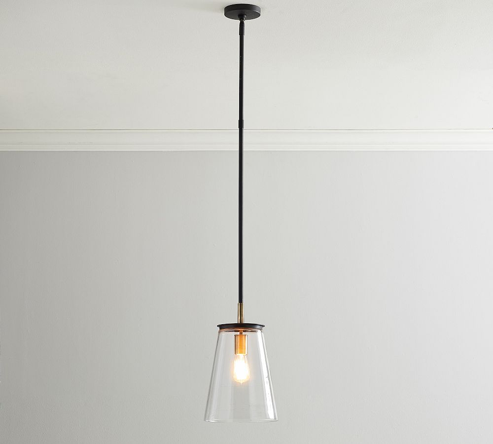 Reese Flared Glass Pendant (10&quot;)