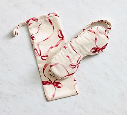 Monique Lhuillier Aubree Bow Eye Mask