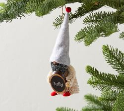 Bottlebrush Gnome Ornaments