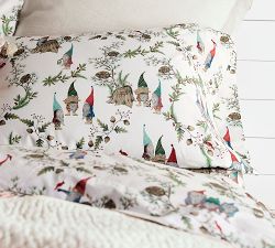 Forest Gnome Organic Percale Pillowcases - Set of 2